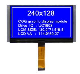 240x128 COG LCD