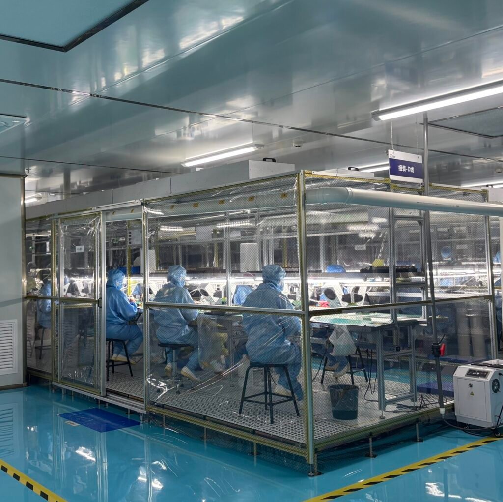 TFTCOB assembly line