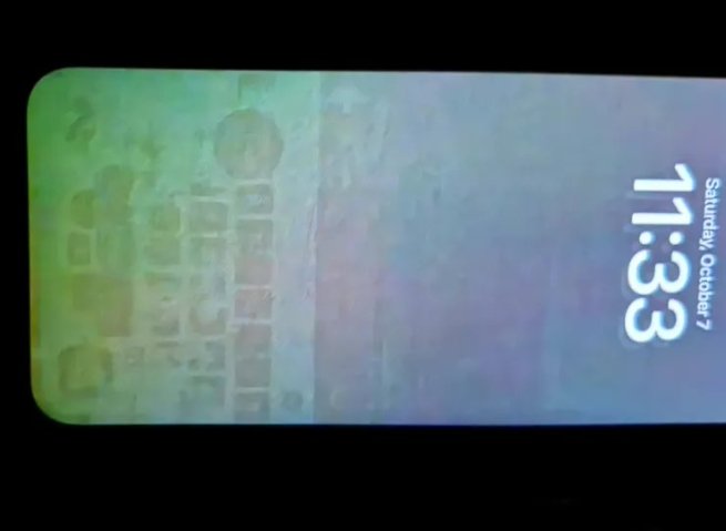 Screen burn-in