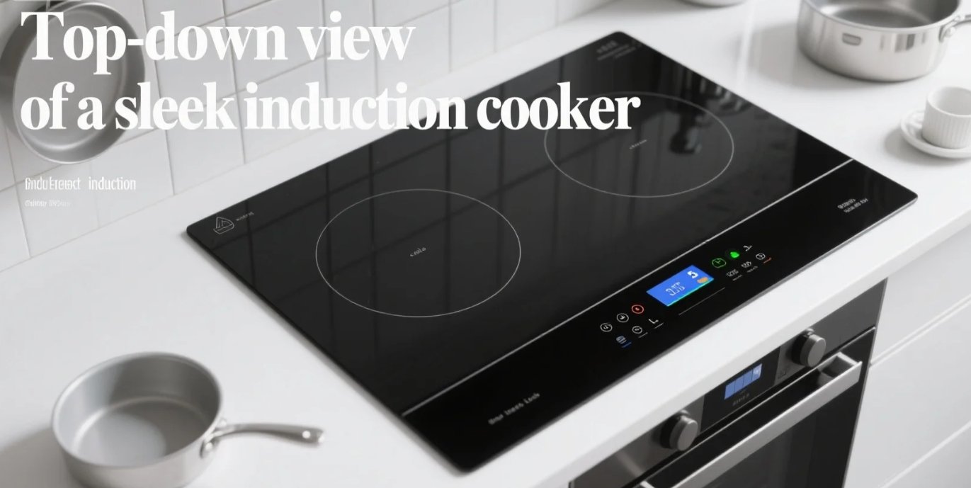 Induction Cooker with Integrated Display