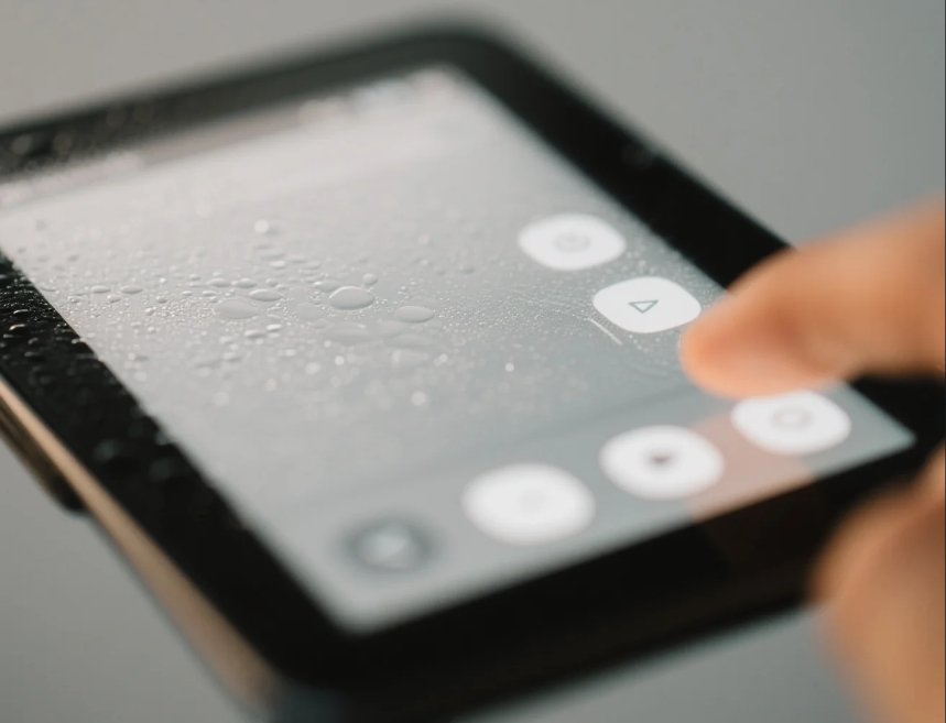 Humidity or dust affects capacitive touch performance