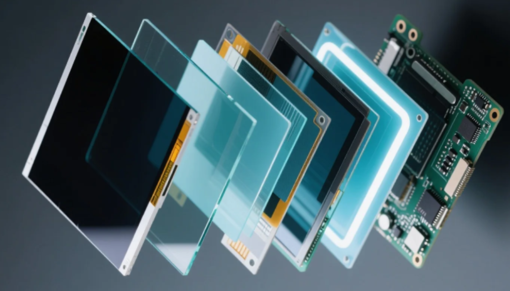 LCD structure diagram