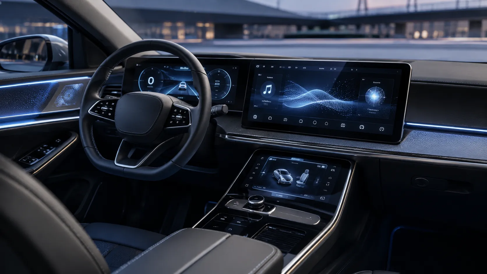 Automotive display trends 2026 with TFT LCD smart cockpit display