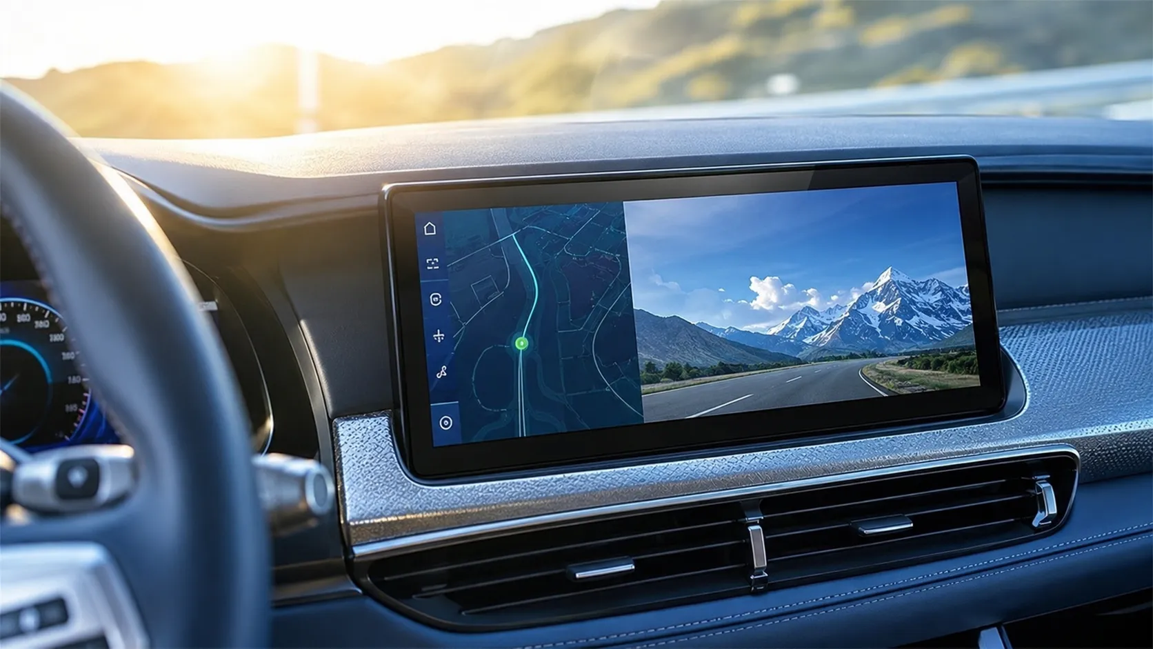 High brightness wide temperature TFT LCD for automotive display applications